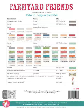 Farmyard Friends Pattern