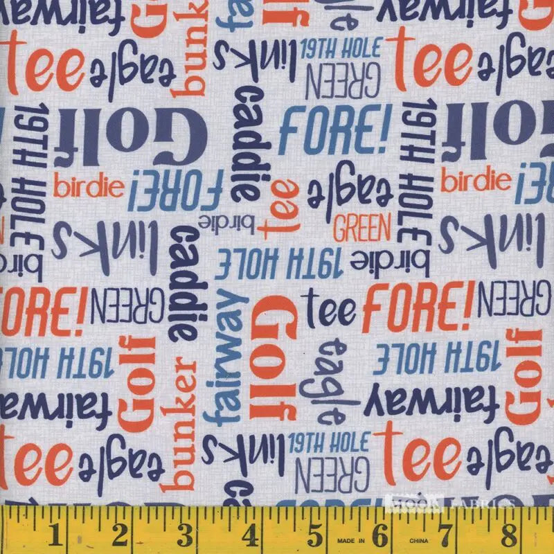 Golf Famous Words Retro