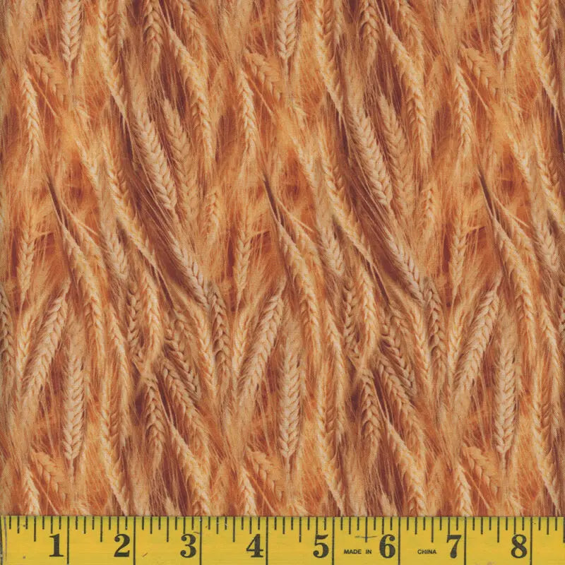 1 Meter Cut Natural Textures Wheat Yellow