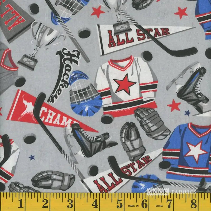 Hockey Gear 2 Grey