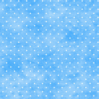 Playtime Flannel Tiny Dot Blue MASF10690-B