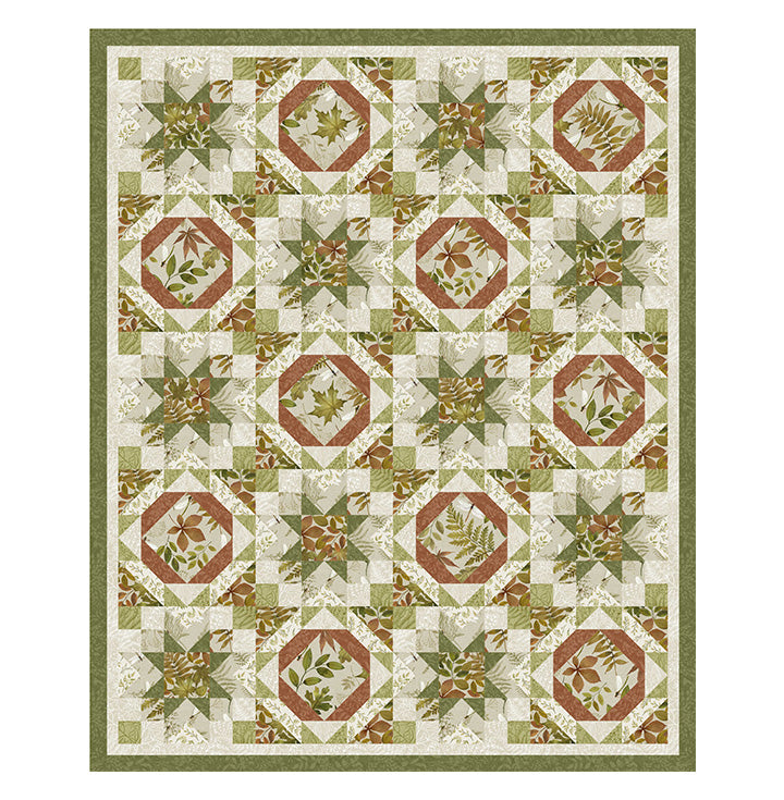 Maplewood Digital Panel Quilt Top