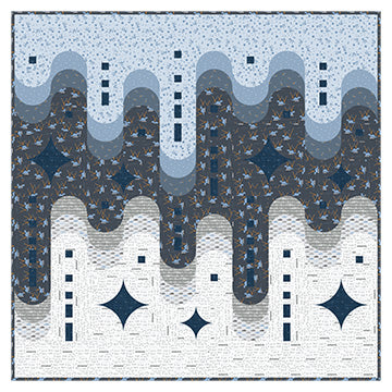Digitally Printed Quilt Top Drip