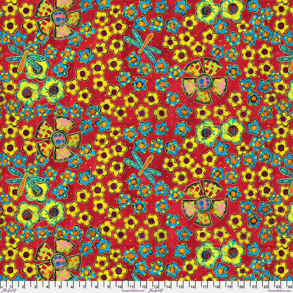 Dragonfly Dance PWSP113 Multi Flower Field