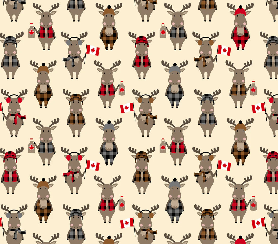 Proudly Canadian Moose Natural QC382