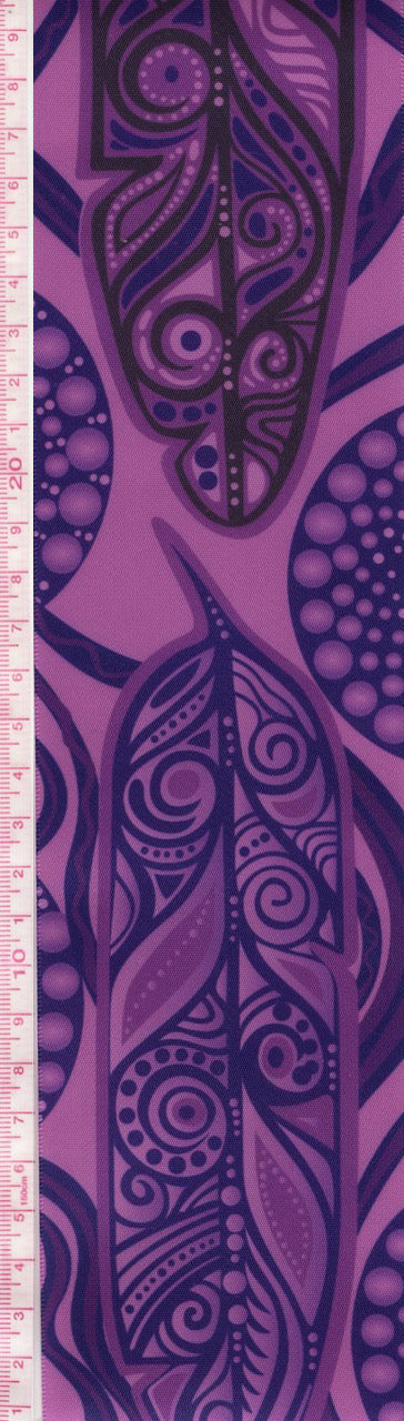 Feather Ribbon 3" Lavender RI FEATH LVDR