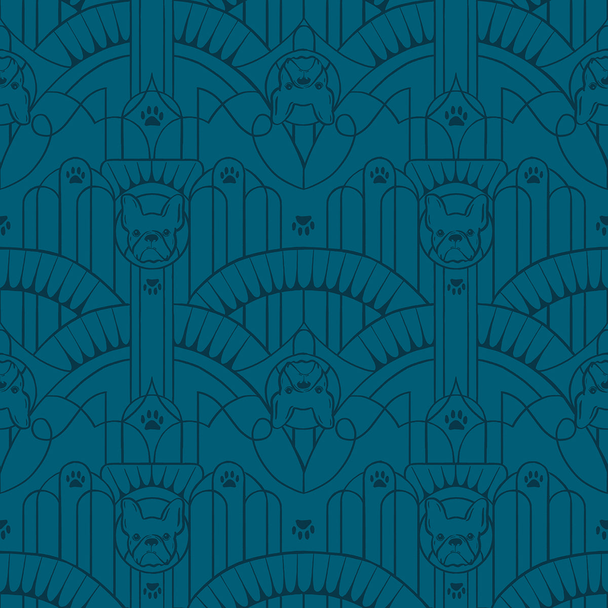 Dog Park 52097-15 teal