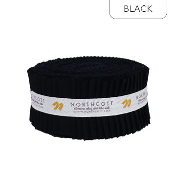 Northcott Jelly Roll Black SCWBK40 10