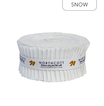 Northcott Jelly Roll Snow SCWSW40 10