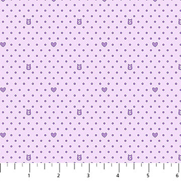 1 Meter Cut Squishmellows SQ1005 80 Lilac Dots