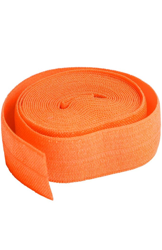Fold over Elastic Pumpkin Orange