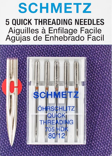 Schmetz Quick Threading Needles 80/12
