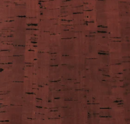 1/2 Yard Roll High Quality Cork Fabric Rustic Garnet