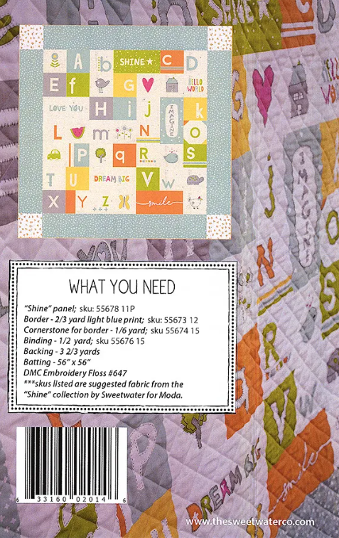 Alphabet Soup Quilt Pattern
