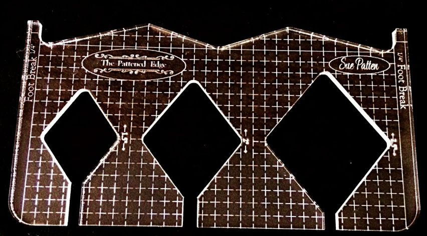 The Pattened Edge 1/8 Inch Diamond