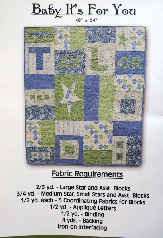 Baby Its For You Quilt Pattern