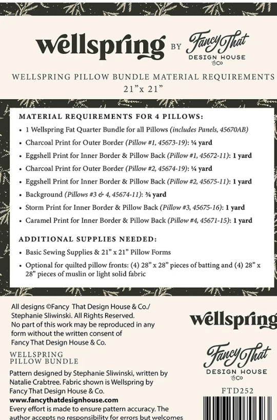 Wellspring Pillow Bundle Pattern