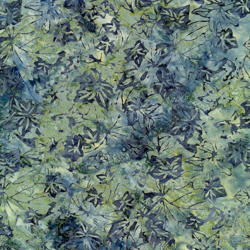 BOLT END 12" Tonga Batik B6436 Pine