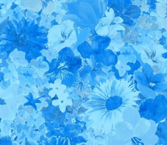 Wildflower Tonal Blue OA596692