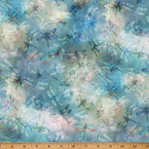 Wings Over Wildflowers 25706 41 Aqua