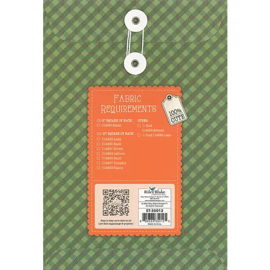 Quilt Seeds Pumpkin #3 Quilt Block Kit