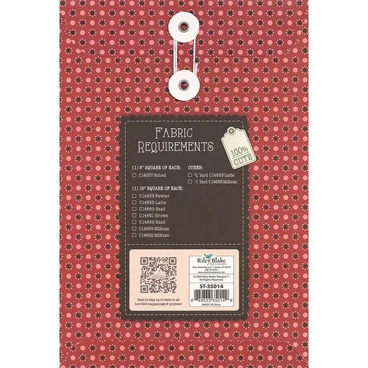 Quilt Seeds Pumpkin #5 Quilt Block Kit