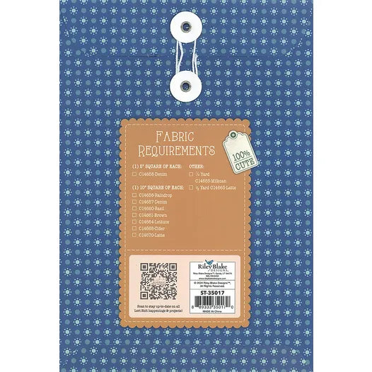 Quilt Seeds Pumpkin #8 Quilt Block Kit