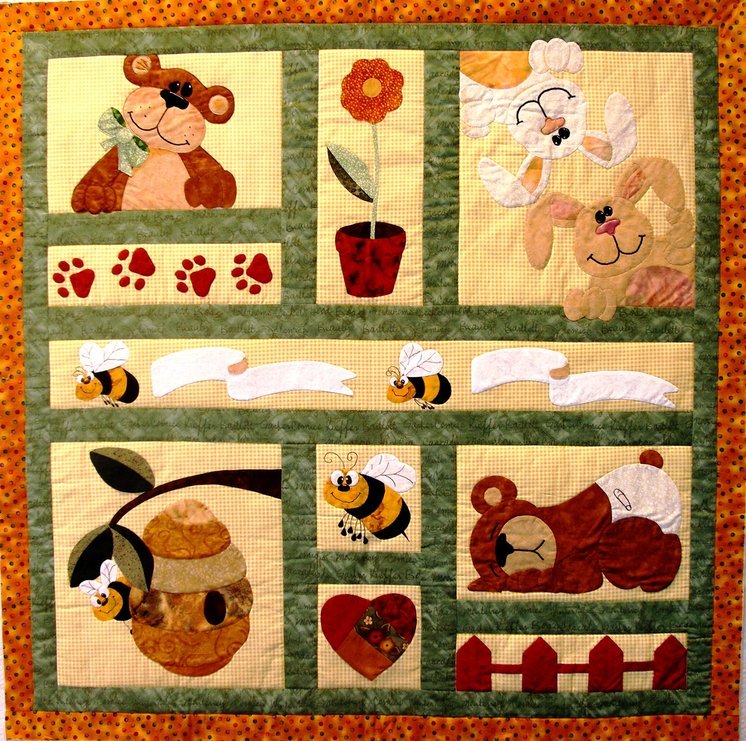 Bees, Bunnies and Bears Pattern