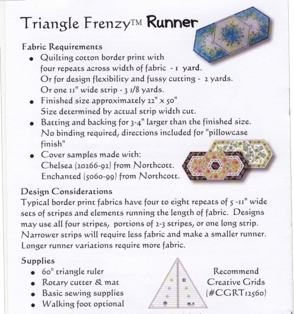 Triangle Frenzy Runner Pattern