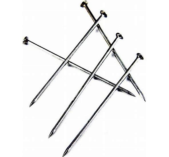 Dress Makers' Pins Extra Fine, Nickel Plated Mild Steel