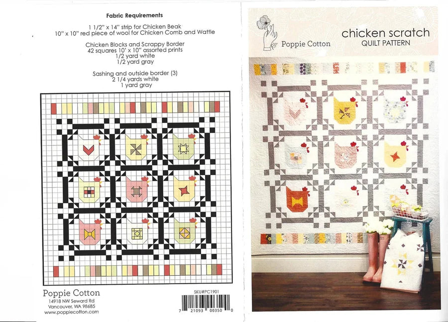 Chicken Scratch Quilt Pattern