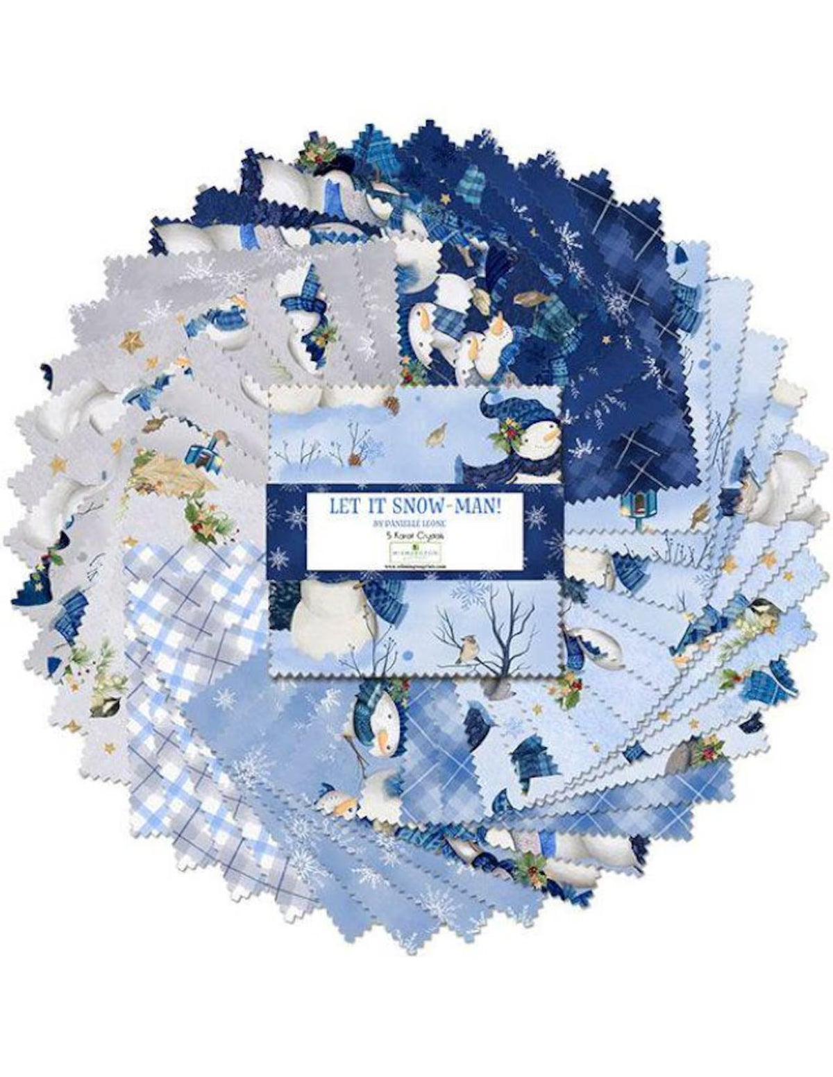 Let it Snow Man Charm Pack