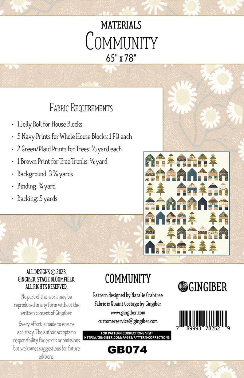Community Quilt Pattern