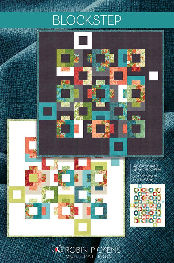 Blockstep Quilt Pattern