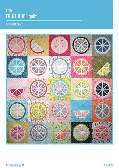 The Fruit Juice Quilt Pattern