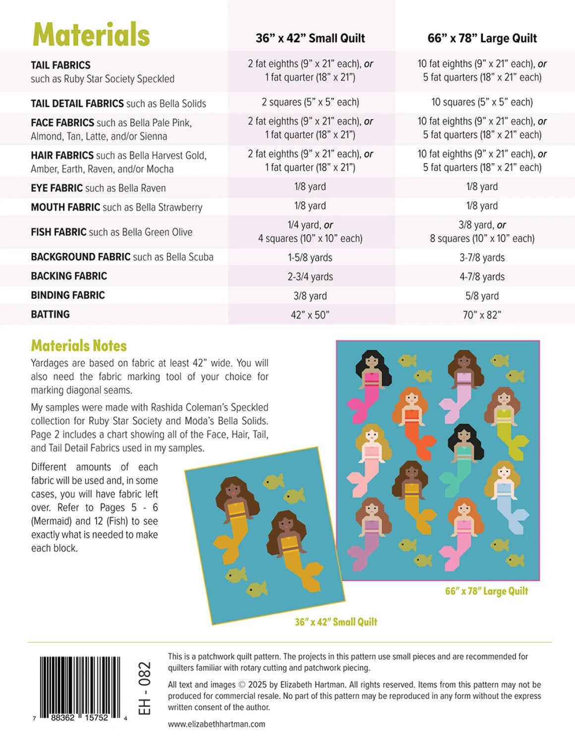 Mermaids Quilt Pattern