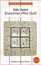 Snowman Mini Quilt Pattern