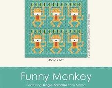 Funny Monkey Quilt Patterns