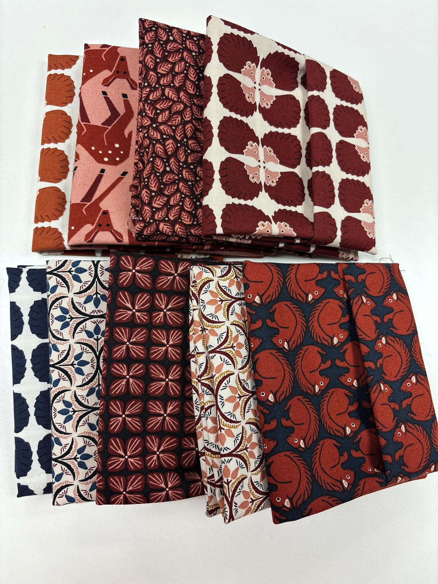 On a Fall Day Fat Quarter bundle red