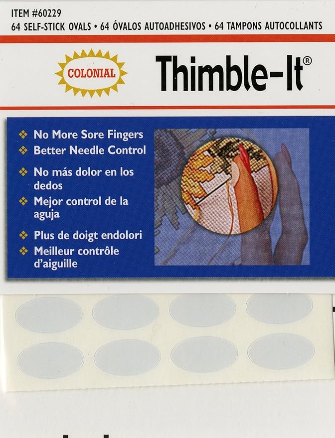 Thimble-It 64 Self-Stick Ovals