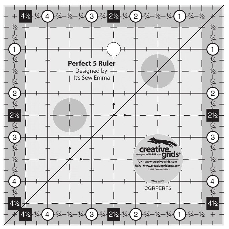 Creative Grid Non Slip Perfect 5 Ruler
