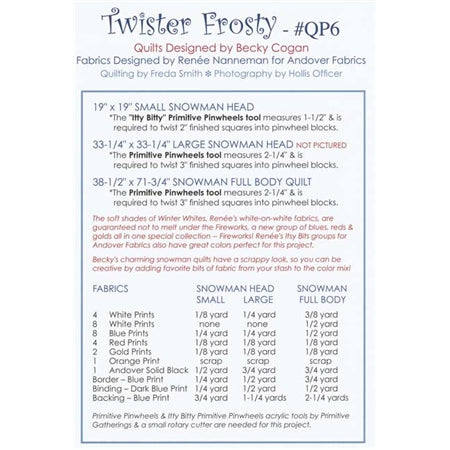 Twister Frosty Pattern