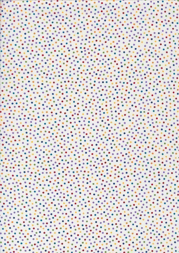 Confetti Dots 30 White/Multi