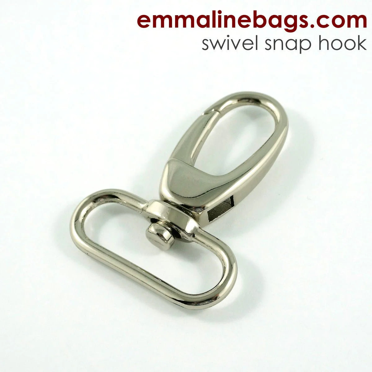 Swivel Snap Hook: 1 1/2" 2 pack Nickel