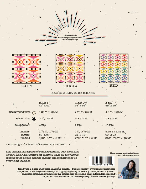 Voyager Quilt Pattern