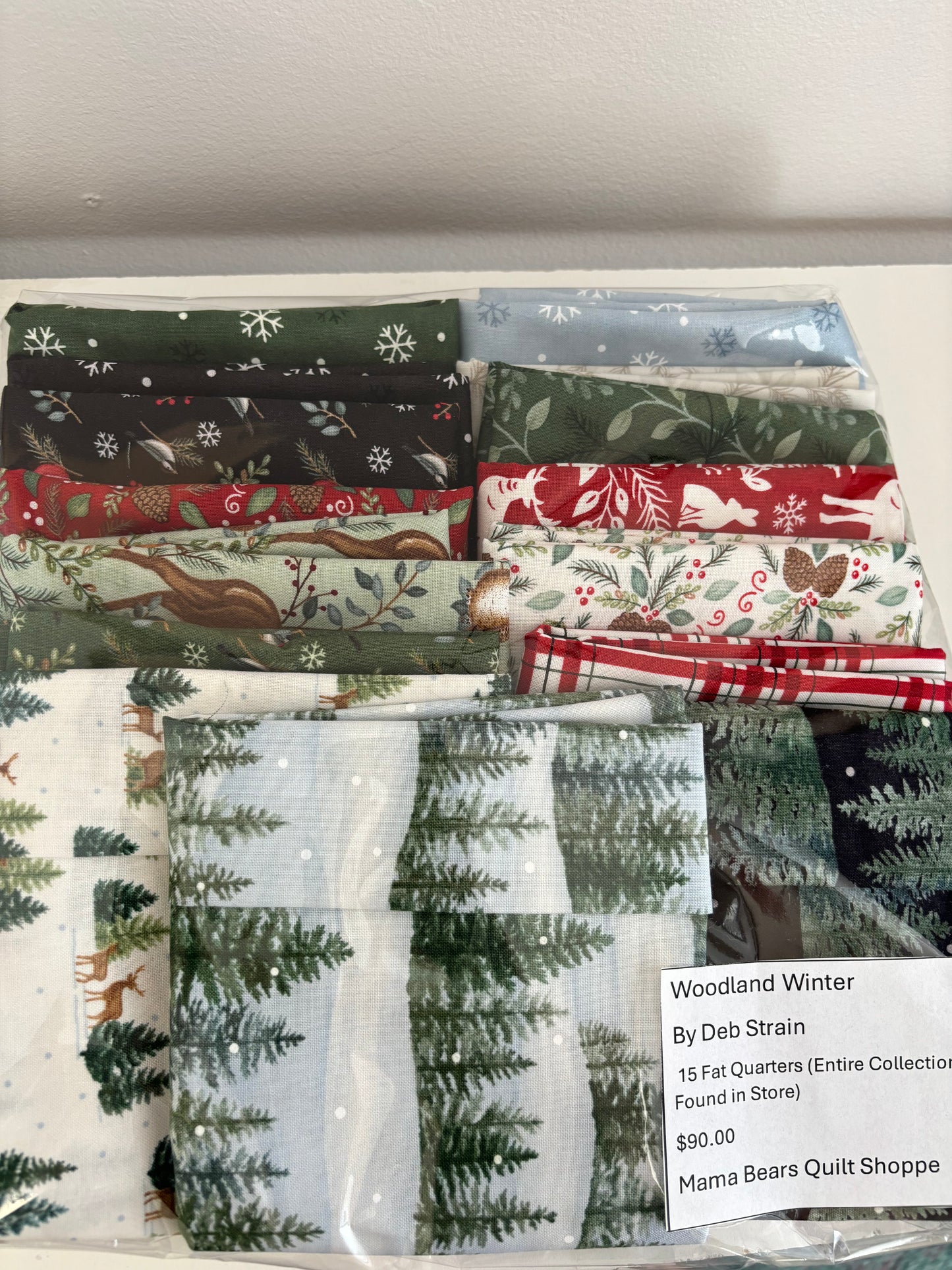 Woodland Winter Fat Quarter Bundle (15)