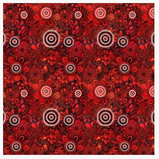 1 Meter Cut Spirit of the Bush Red