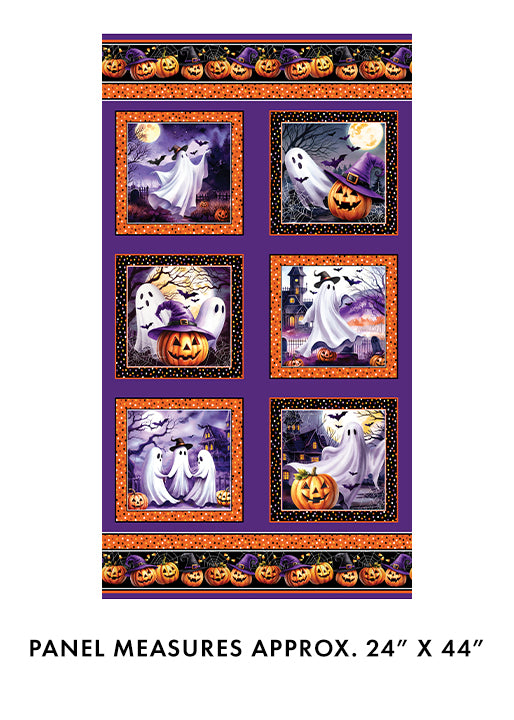 Ghostly Soiree Panel 15094 66 Purple