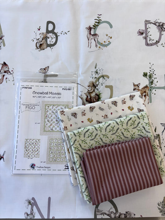 Snowball Mosaic Quilt Kit