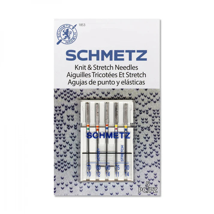 Schmetz Knit & Stretch Needles 10-14